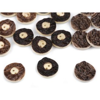 Gomb mérete 32" szarv imitáció