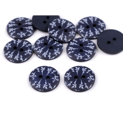 Kék nyomógomb mérete 28"