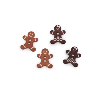 Mézeskalácsot utánzó gomb