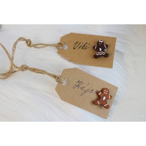 Mézeskalácsot utánzó gomb