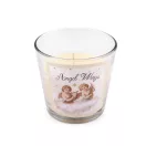 Karácsonyi illat mécses üvegben 120 g - 6 (Angel Wings) krém világos (12 db-os csomagolás) Karácsonyi illat mécses üvegben 120 g - 6 (Angel Wings) krém világos (12 db-os csomagolás)