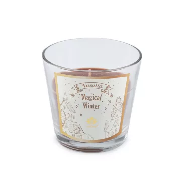   Karácsonyi illat mécses üvegben 120 g - 11 (Magical Winter) krém világos (12 db-os csomagolás)