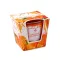 Karácsonyi illat mécses üvegben 120 g - 17 (Orange&Grapefruit) narancssárga (12 db-os csomagolás)