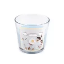 Karácsonyi illat mécses üvegben 120 g - 19 (Fresh Cotton) angyali kék (12 db-os csomagolás) Karácsonyi illat mécses üvegben 120 g - 19 (Fresh Cotton) angyali kék (12 db-os csomagolás)