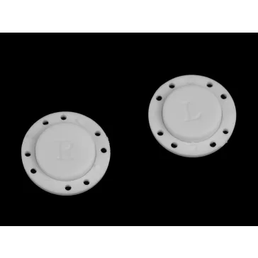 Mágneses gomb Ø23 mm - 1 fehér (2 szett)