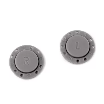 Mágneses gomb Ø23 mm - 3 szürke (2 szett)