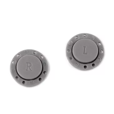 Mágneses gomb Ø23 mm - 3 szürke (10 szett)