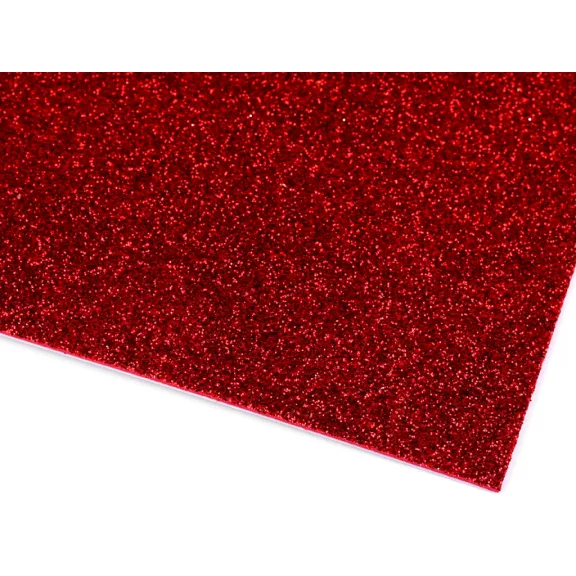 Habgumi Moosgummi csillámporos öntapadós 20x30 cm - 3 piros (60 db-os csomagolás) Habgumi Moosgummi csillámporos öntapadós 20x30 cm - 3 piros (60 db-os csomagolás)