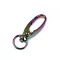Fém forgós karabiner 9 mm-es befűző szivárványos