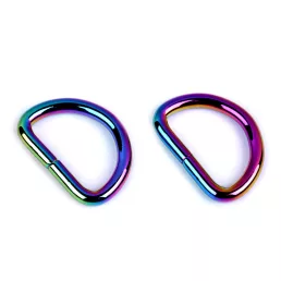 Félkarika 25 mm szivárványos