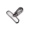 Fém forgós karabiner 50 mm-es befűző
