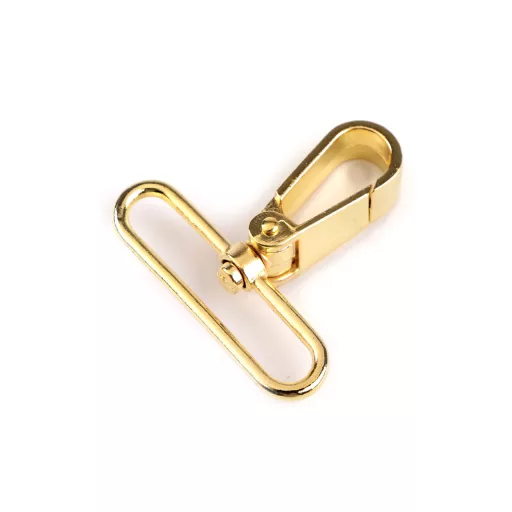 Fém forgós karabiner 50 mm-es befűző