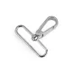 Fém forgós karabiner 50 mm-es befűző