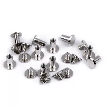   Övcsavar Ø10 mm szíjcsavar / könyvkötő - 1 nikkel (200 pr)