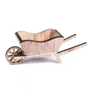 Fa talicskadísz 6x16 cm - természetes barna (1 db-os csomagolás)