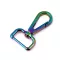 Fém forgós karabiner 25 mm-es befűző szivárványos