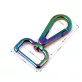 Fém forgós karabiner 25 mm-es befűző szivárványos