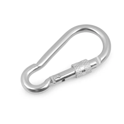 Fém karabiner biztosítékkal