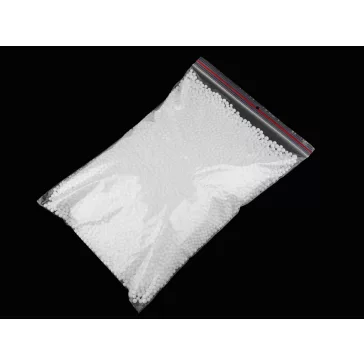   Töltet - polisztirol golyók játékokhoz Ø3-5 mm 1 liter - fehér (20 zacskó)