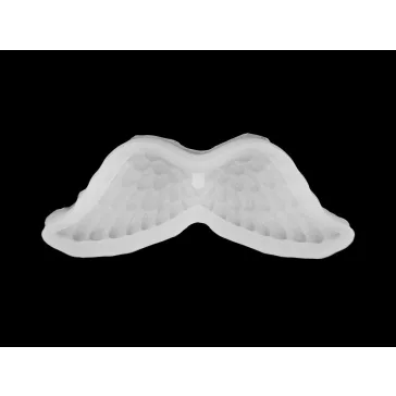   Szilikon forma szárnyak 4,4x10,5 cm - (7) fehér (1 db-os csomagolás)