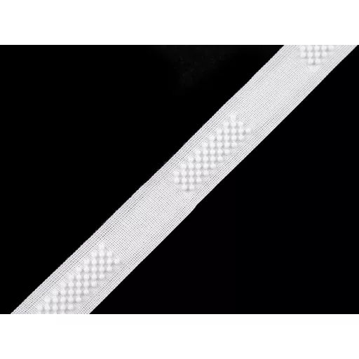 Műanyag 3D kapocs / tépőzár utánzat szélessége 20 mm
