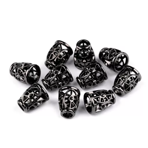 Fém zsinórvég Ø4,5 mm / fém dísz