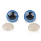 Biztonsági szem Ø18 mm - 2 kék (20 szett)