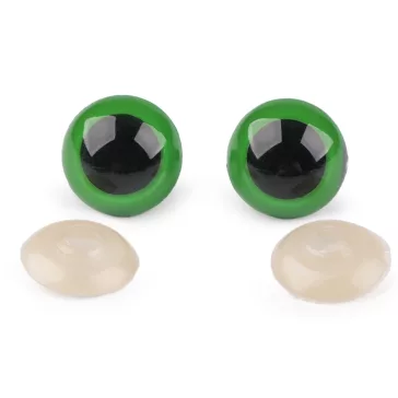 Biztonsági szem Ø18 mm - 3 zöld (20 szett)