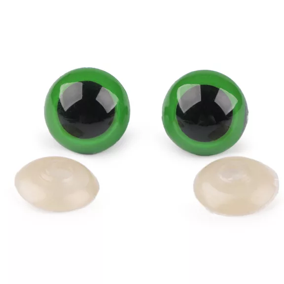 Biztonsági szem Ø18 mm - 3 zöld (100 szett) Biztonsági szem Ø18 mm - 3 zöld (100 szett)