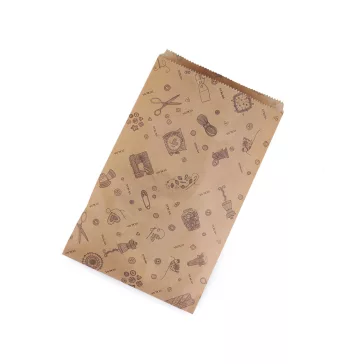  Papír zacskó Stoklasa 20x32 cm - természetes barna (50 db-os csomagolás)