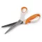 Cikk cakk szabó olló Fiskars hossza 24 cm - 2 (24 cm) narancssárga fehér (1 db-os csomagolás)