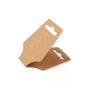  Kártya termékek akasztására 55x150 mm papír - 2 fehér (400 db-os csomagolás)