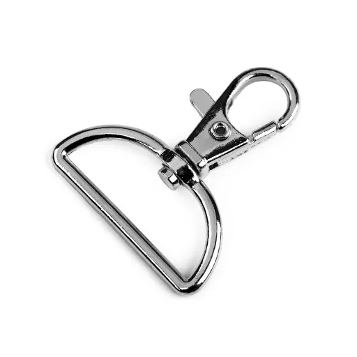 Fém forgós karabiner szélesség 30 mm-es befűző