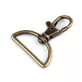 Fém forgós karabiner szélesség 30 mm-es befűző