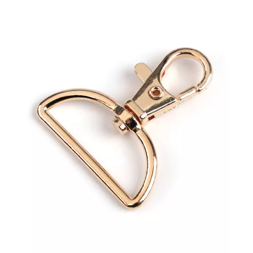 Fém forgós karabiner szélesség 30 mm-es befűző