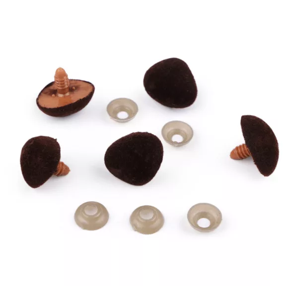 Bársony orr biztosítékkal 20x25 mm - 3 barna (120 szett) Bársony orr biztosítékkal 20x25 mm - 3 barna (120 szett)
