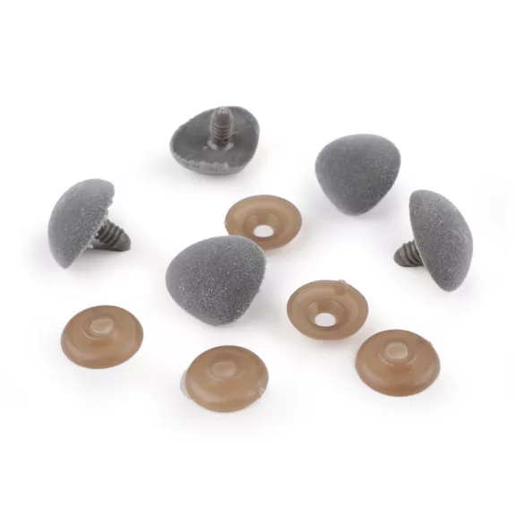 Bársony orr biztosítékkal 20x25 mm - 5 szürke (30 szett) Bársony orr biztosítékkal 20x25 mm - 5 szürke (30 szett)