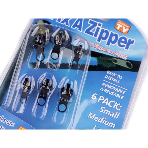 Cipzár húzóka készlet gyors cipzár javításra