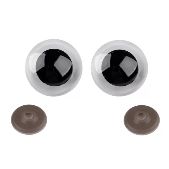 Nagy szemek biztosítékkal Ø40 mm - 1 Transparent (2 szett) Nagy szemek biztosítékkal Ø40 mm - 1 Transparent (2 szett)
