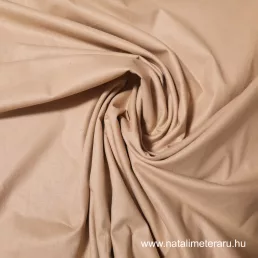   Világos mogyoróbarna pamutperkál - finom pamutvászon 220 cm széles