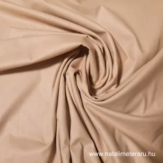   Világos mogyoróbarna pamutperkál - finom pamutvászon 220 cm széles