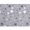 Cotton Flannel Fabric, Stars – grey