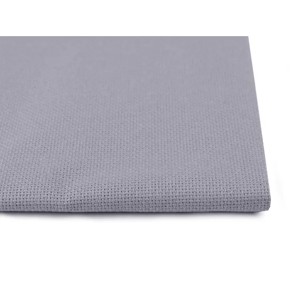 Kanava hímzővászon szélessége 140 cm 54 szem - 8 szürke Kanava hímzővászon szélessége 140 cm 54 szem - 8 szürke