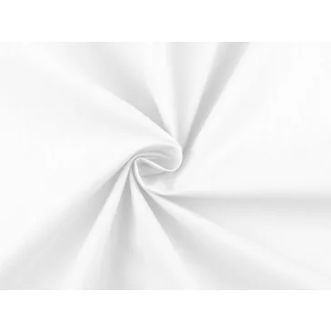 Egyszínű pamutvászon, 220 cm széles – fehér