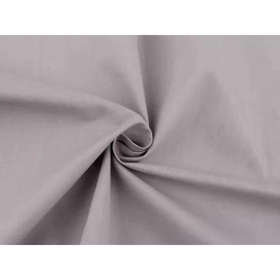 Egyszínű pamutvászon, 220 cm széles – szürkés bézs Egyszínű pamutvászon, 220 cm széles – szürkés bézs