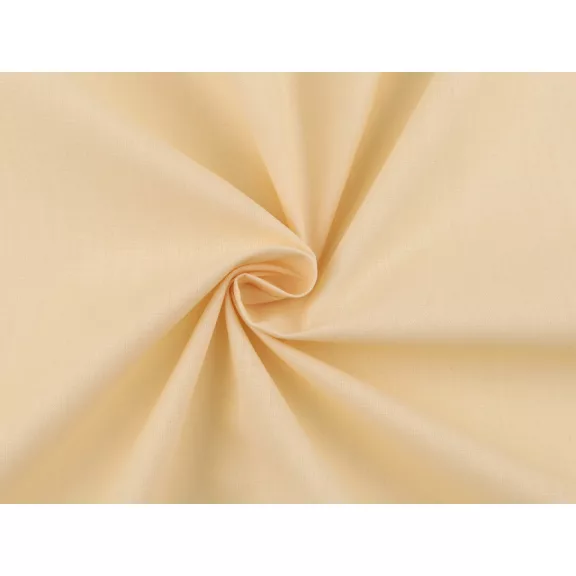 Egyszínű pamutvászon, 220 cm széles – vanília Egyszínű pamutvászon, 220 cm széles – vanília
