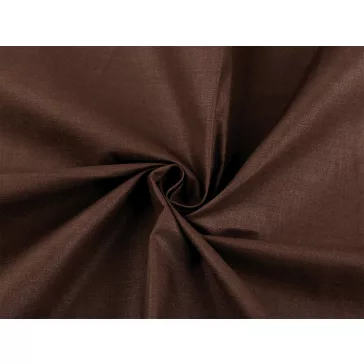 Egyszínű pamutvászon, 220 cm széles – barnás