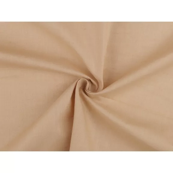 Pamutvászon / szövet egyszínű szélessége 220 cm - (82) világos bézs Pamutvászon / szövet egyszínű szélessége 220 cm - (82) világos bézs