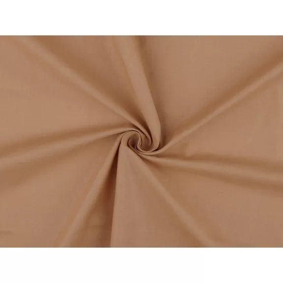 Egyszínű pamutvászon, 220 cm széles – tevebézs Egyszínű pamutvászon, 220 cm széles – tevebézs