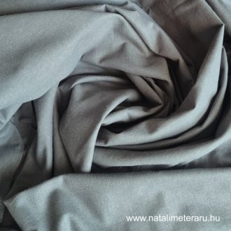 Kőszürke színű pamut perkál 220 cm széles